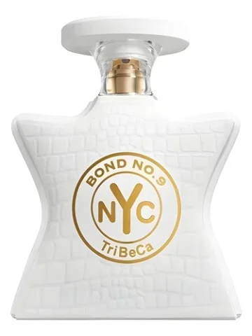 TriBeCa perfume bottle, front label visible